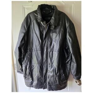 Cougar Genuine Leather Jacket Coat Mens Size 2X Removable Liner
